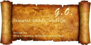 Gusatu Oktávián névjegykártya